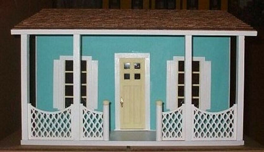 Dollhouse The Florida Bungalow 1/12 Scale by Alessio Miniatures - Assembled