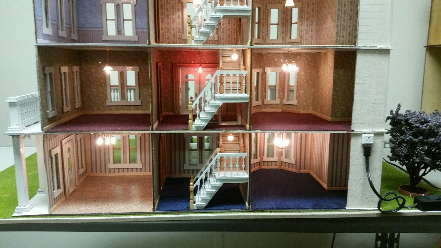 Hegeler Carus Mansion 1:24 scale Dollhouse Kit