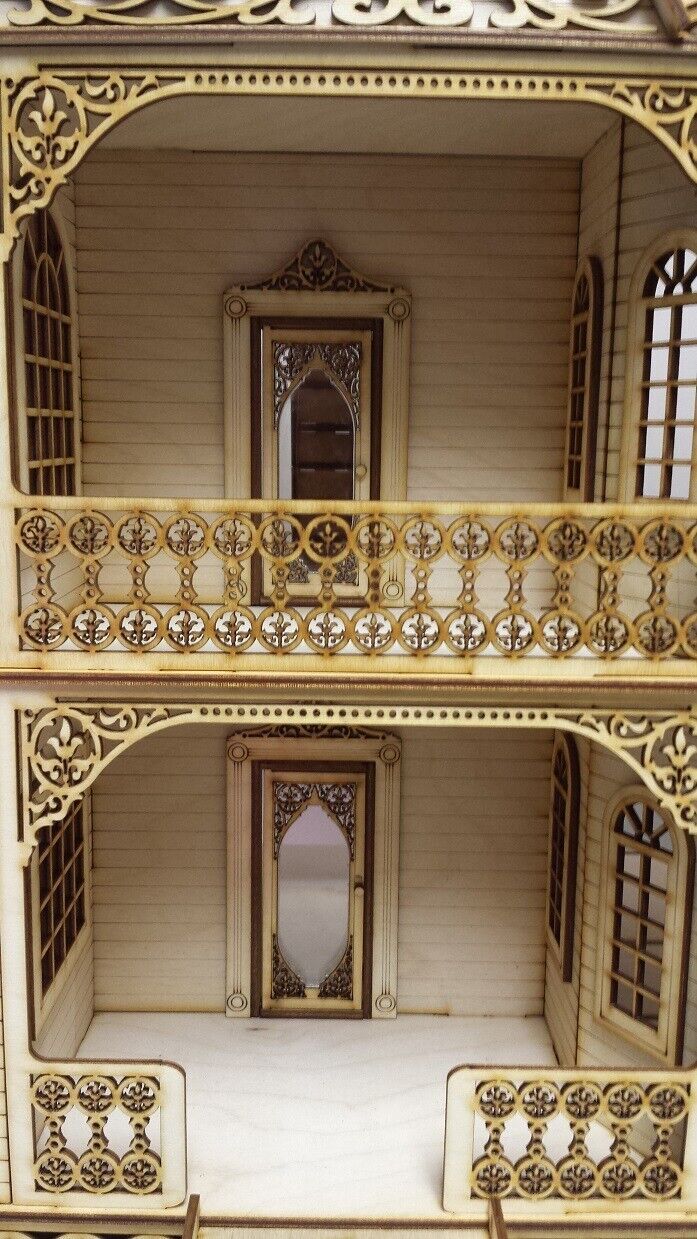 Jasmine Gothic Victorian 1:24 Kit with French Doors