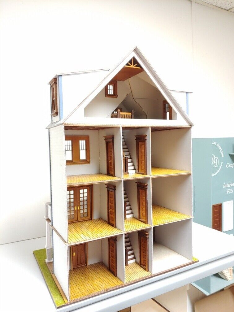 Clarkson Craftsman Mansion 1:24 Dollhouse Kit