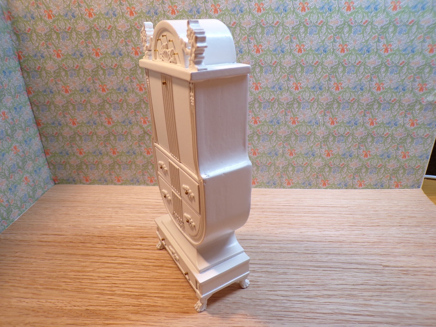 Miniature Dollhouse White Secretary/Desk by Hansson
