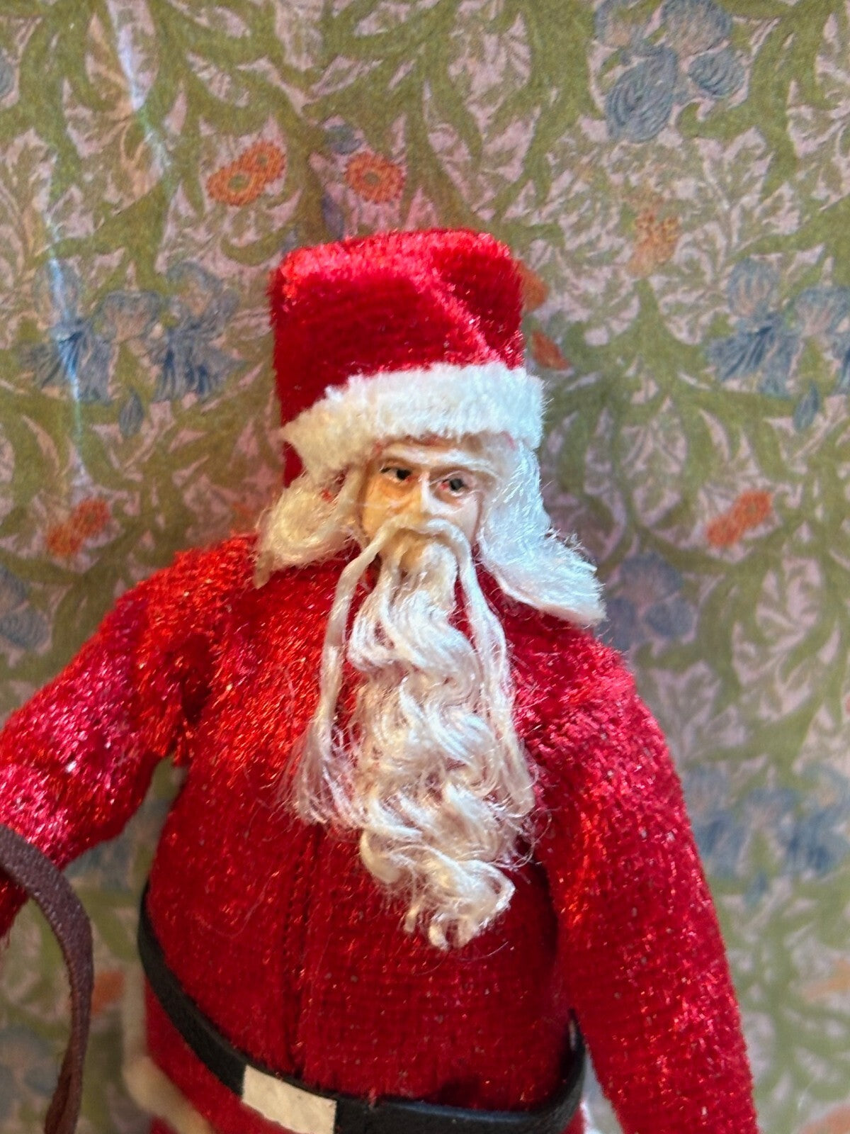 Dollhouse Miniature Santa Doll with Toy Bag 1/24 Scale by Falcon Miniatures
