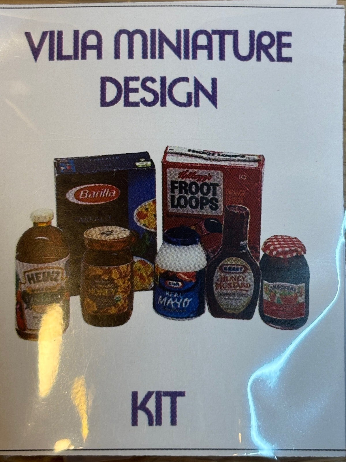 Dollhouse Miniature Kit to Make Grocery Set