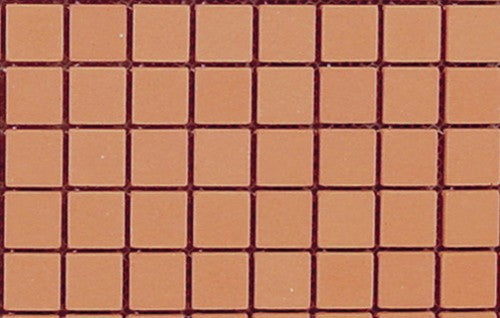 Dollhouse Miniature Patio Brick Sheet