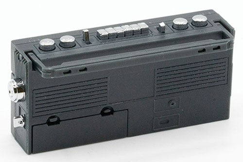 Dollhouse Miniature Realistic Boombox with Removable Cassette tape