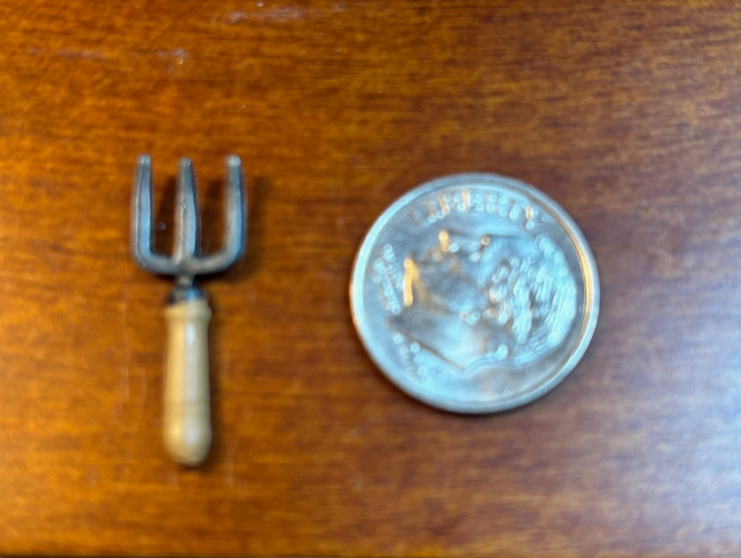 Dollhouse Miniature Garden Fork