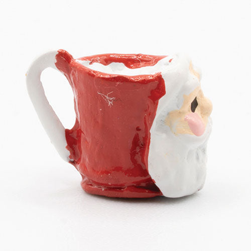 Dollhouse Miniature Santa Mug