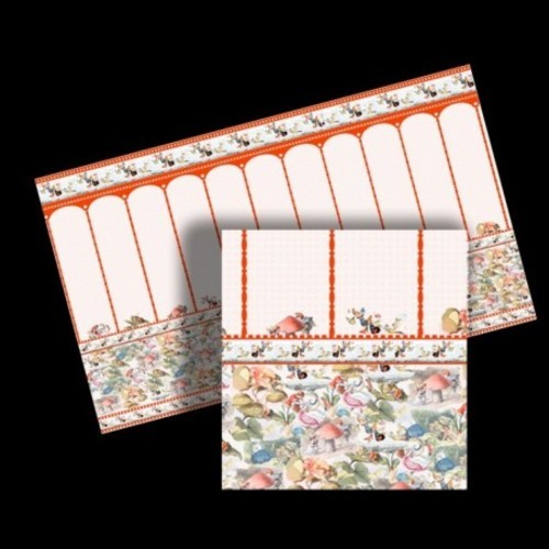 Dollhouse Wallpaper/Flooring Complete Room Decoration Kit #4