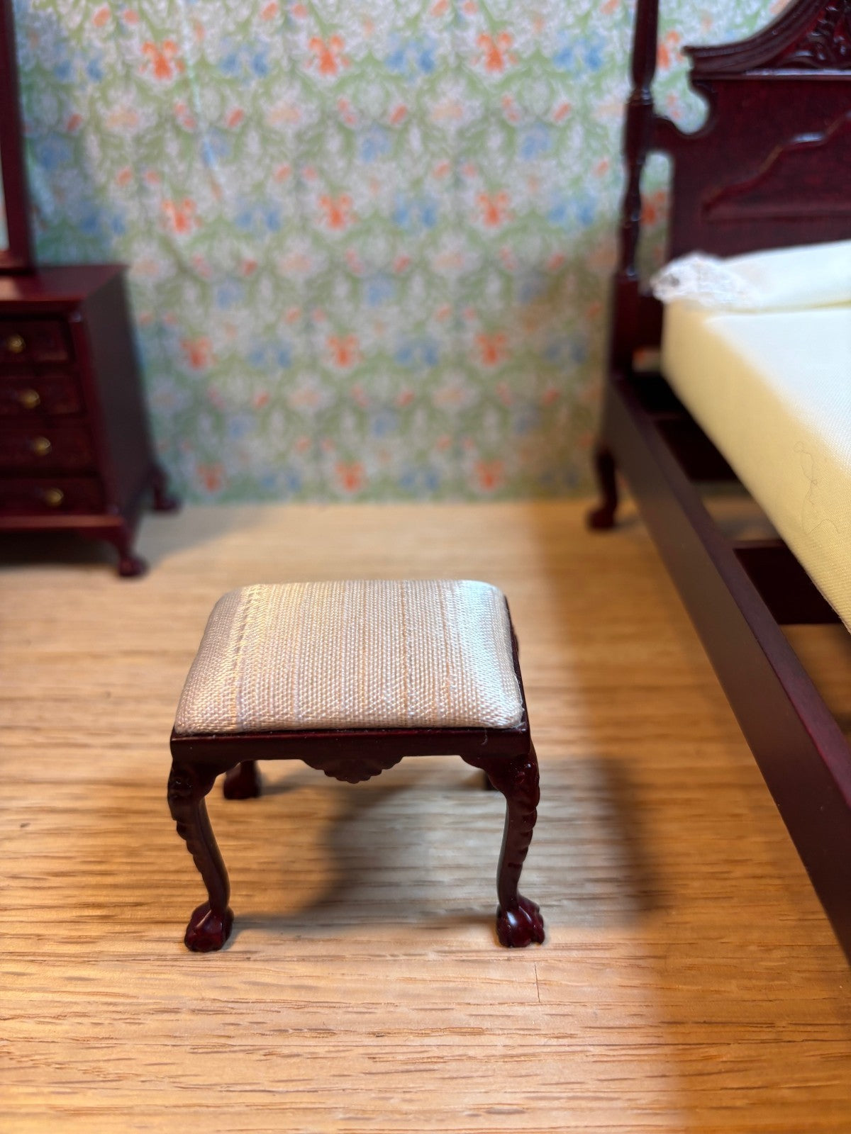 Dollhouse Miniature 4-Piece Bedroom Set by Hansson - High End