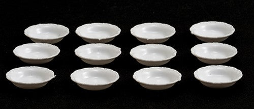 Dollhouse Miniature Soup Bowls, Set of 12, by Chrysnbon