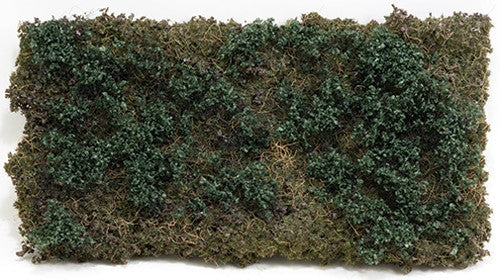 Dollhouse Miniature Meadow Dark Green Textured Mat