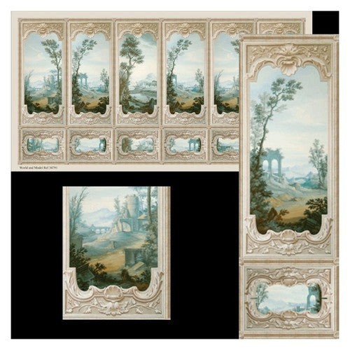 Dollhouse Wall Panel Wallpaper  #34791 by World Model