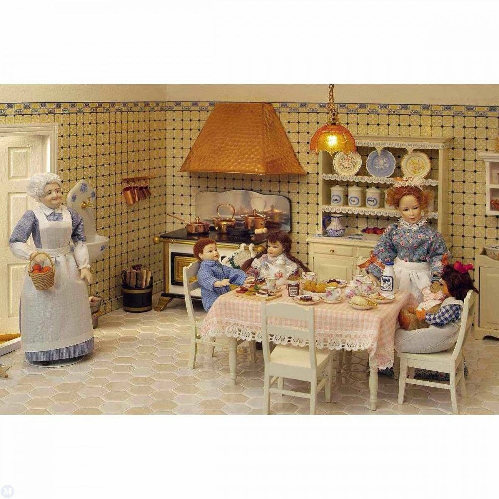 Mini Mundus Dollhouse Antique Kitchen, Furniture Kit
