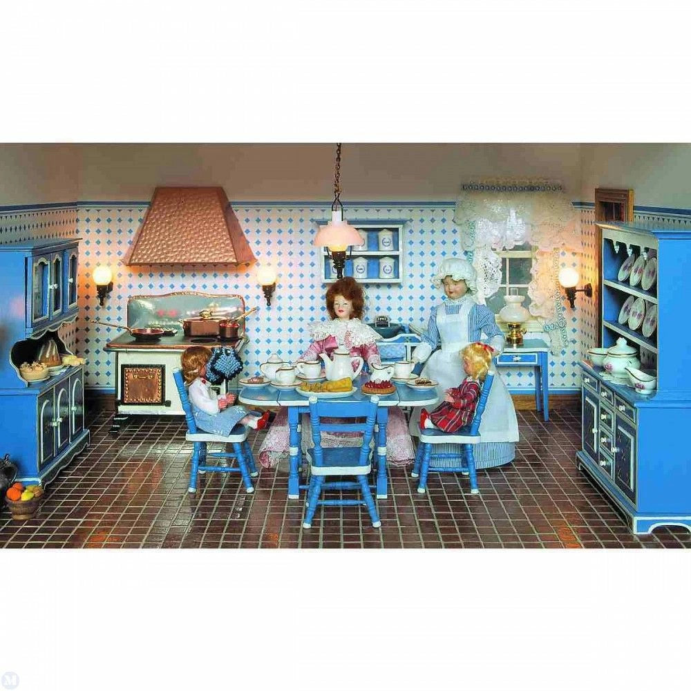 Mini Mundus Dollhouse Antique Kitchen, Furniture Kit