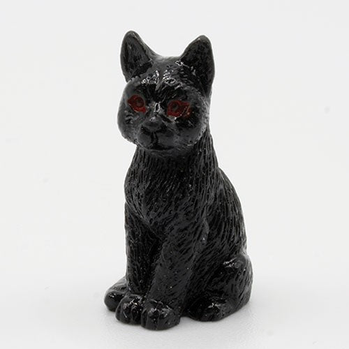 Dollhouse Miniature Black Cat