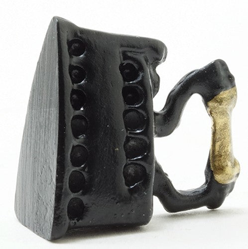 Dollhouse Miniature Black Flat Iron