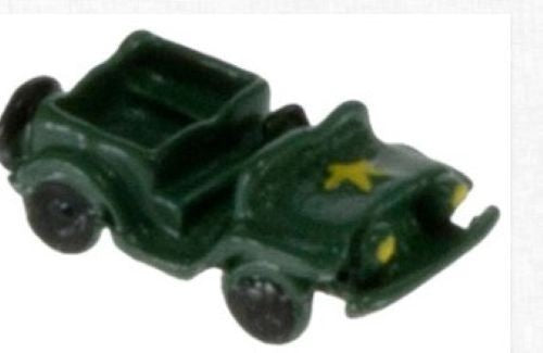 Dollhouse Miniature Toy Jeep