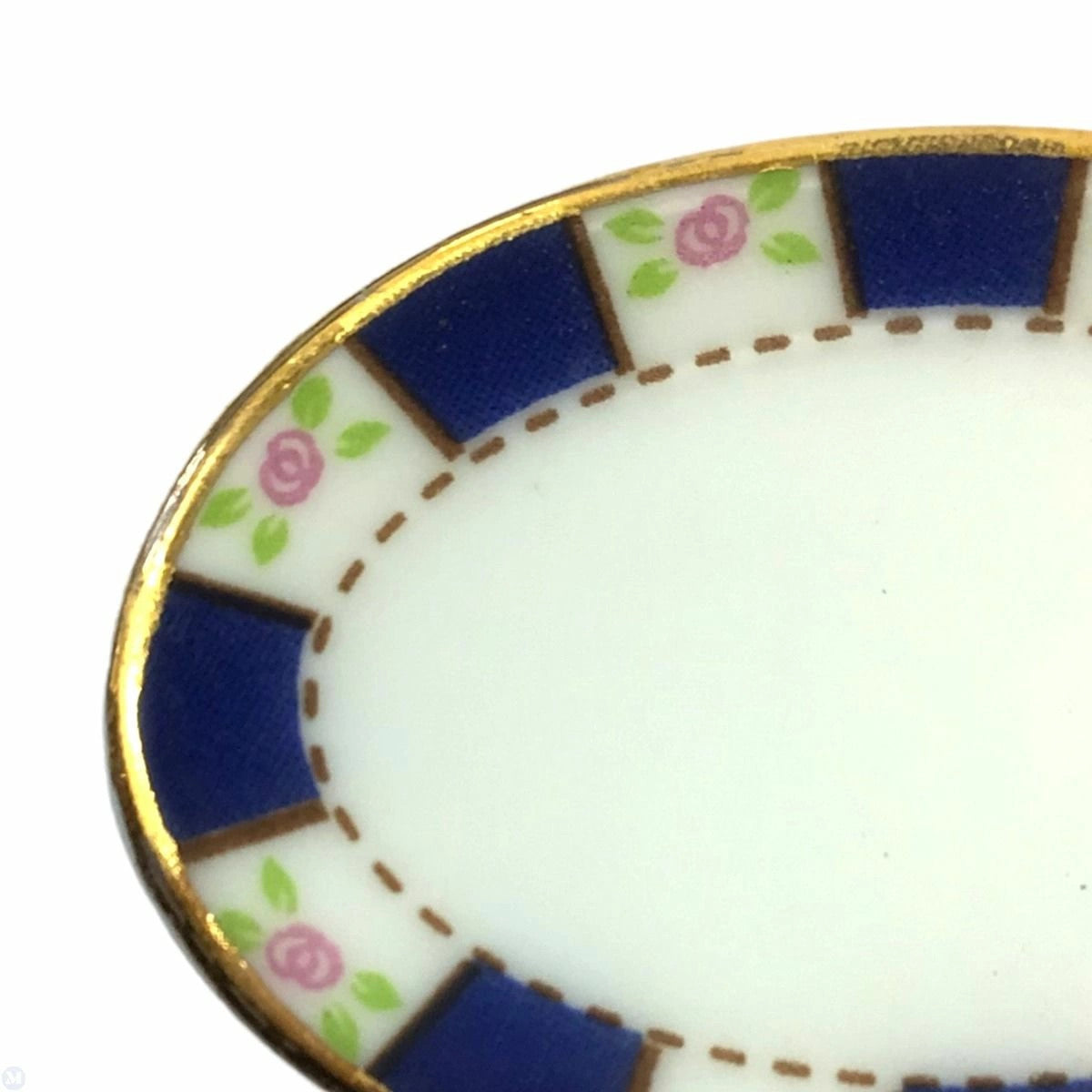 Dollhouse Miniature Blue and White Tea Serving Set