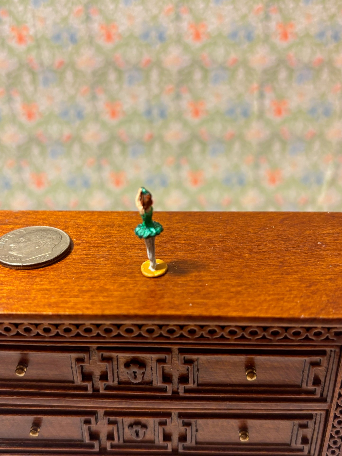 Dollhouse Miniature Ballerina Statue