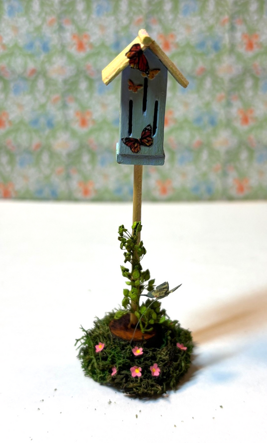 Dollhouse Miniature Butterfly House Handcrafted