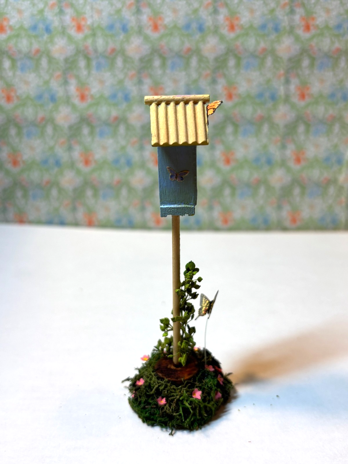 Dollhouse Miniature Butterfly House Handcrafted