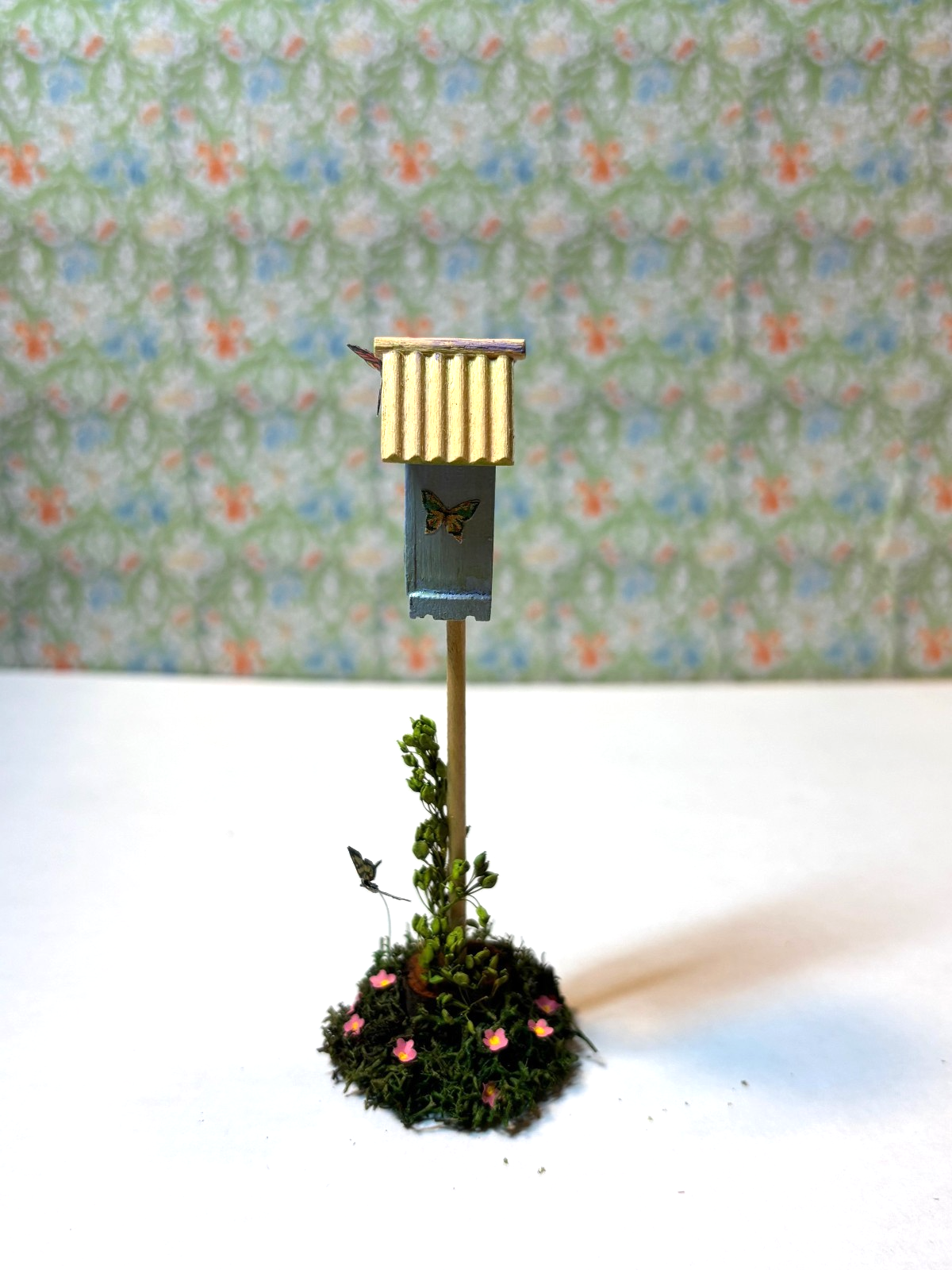 Dollhouse Miniature Butterfly House Handcrafted