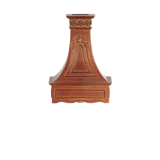 JBM Fine Miniature Small Walnut Kitchen Stove Hood for Dollhouse