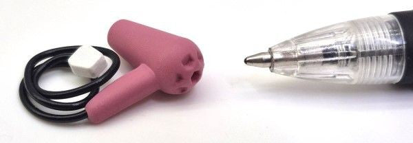 Dollhouse Miniature Pink Hair Dryer by Delph Miniatures