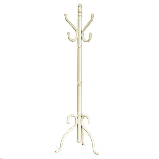 Dollhouse Miniature Off White Coat Rack/Hall Tree