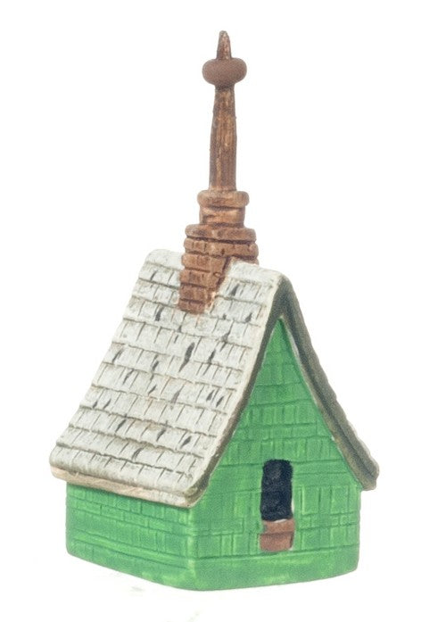 Dollhouse Miniature Irish Cottage Birdhouse