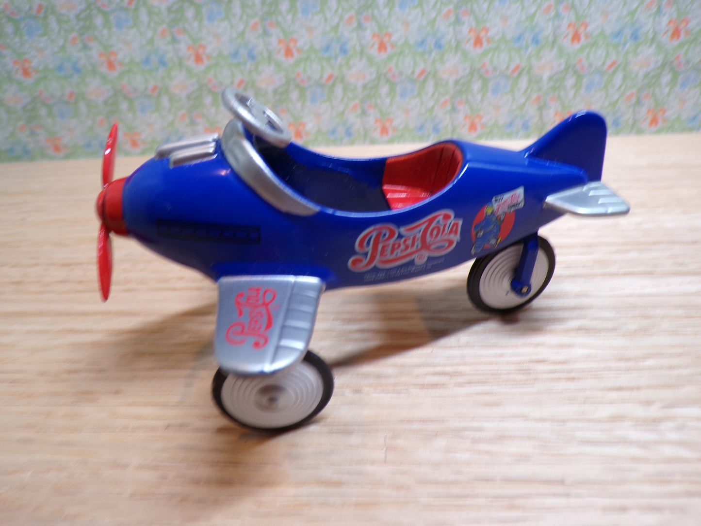 Dollhouse Miniature Pepsi Plane by Heidi Ott