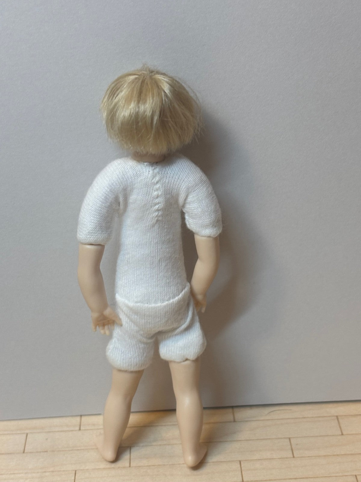 Heidi Ott #XKK15 Dollhouse Miniature 1:12 Scale Blonde Boy Doll