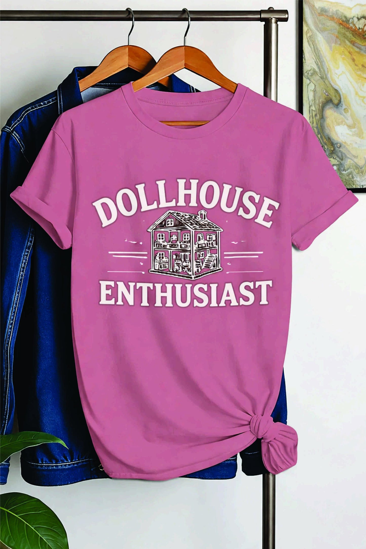 Dollhouse Miniaturist T-Shirt "Dollhouse Enthusiast"