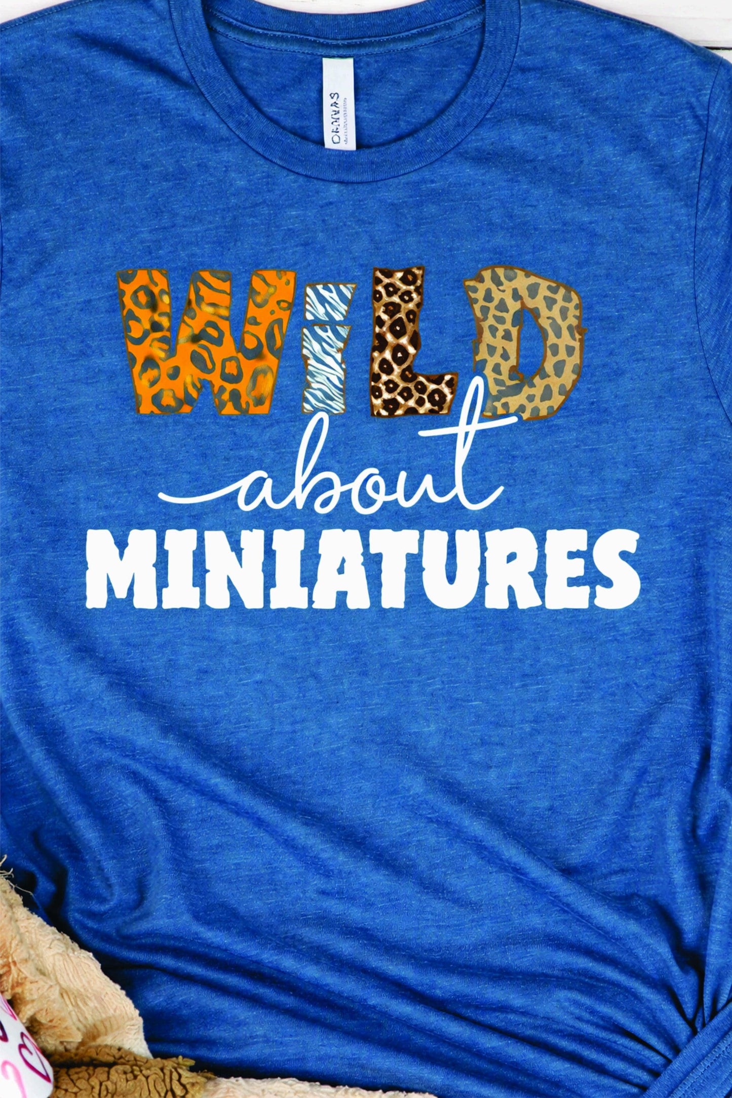 Dollhouse Miniaturist T-Shirt "Wild About Miniatures"