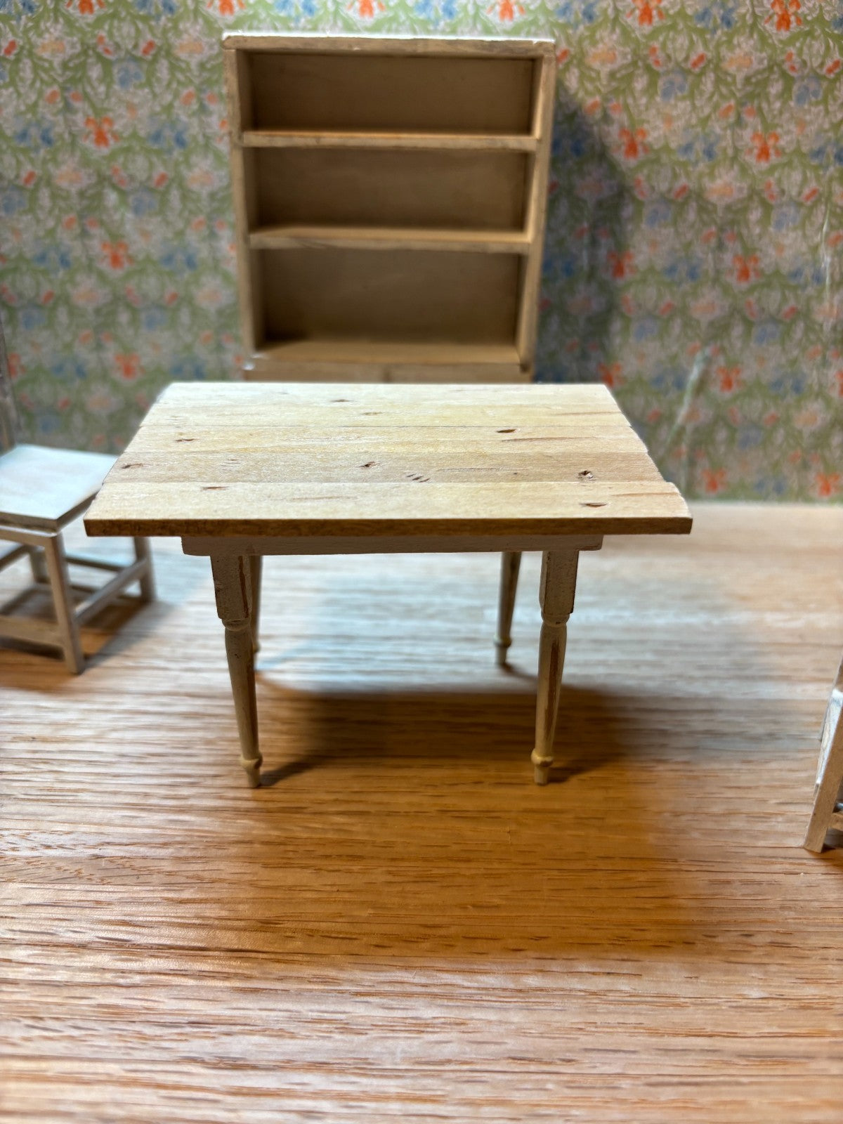 Dollhouse Miniature Colonial Kitchen Set Handcrafted