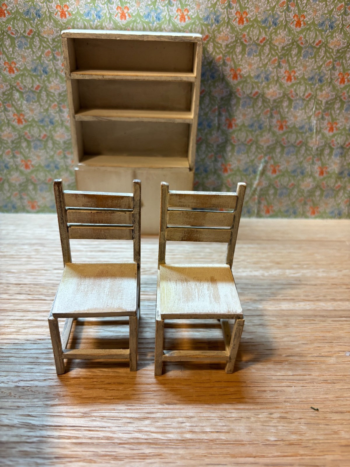 Dollhouse Miniature Colonial Kitchen Set Handcrafted