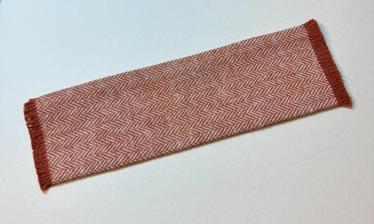 Dollhouse Miniature Red Throw