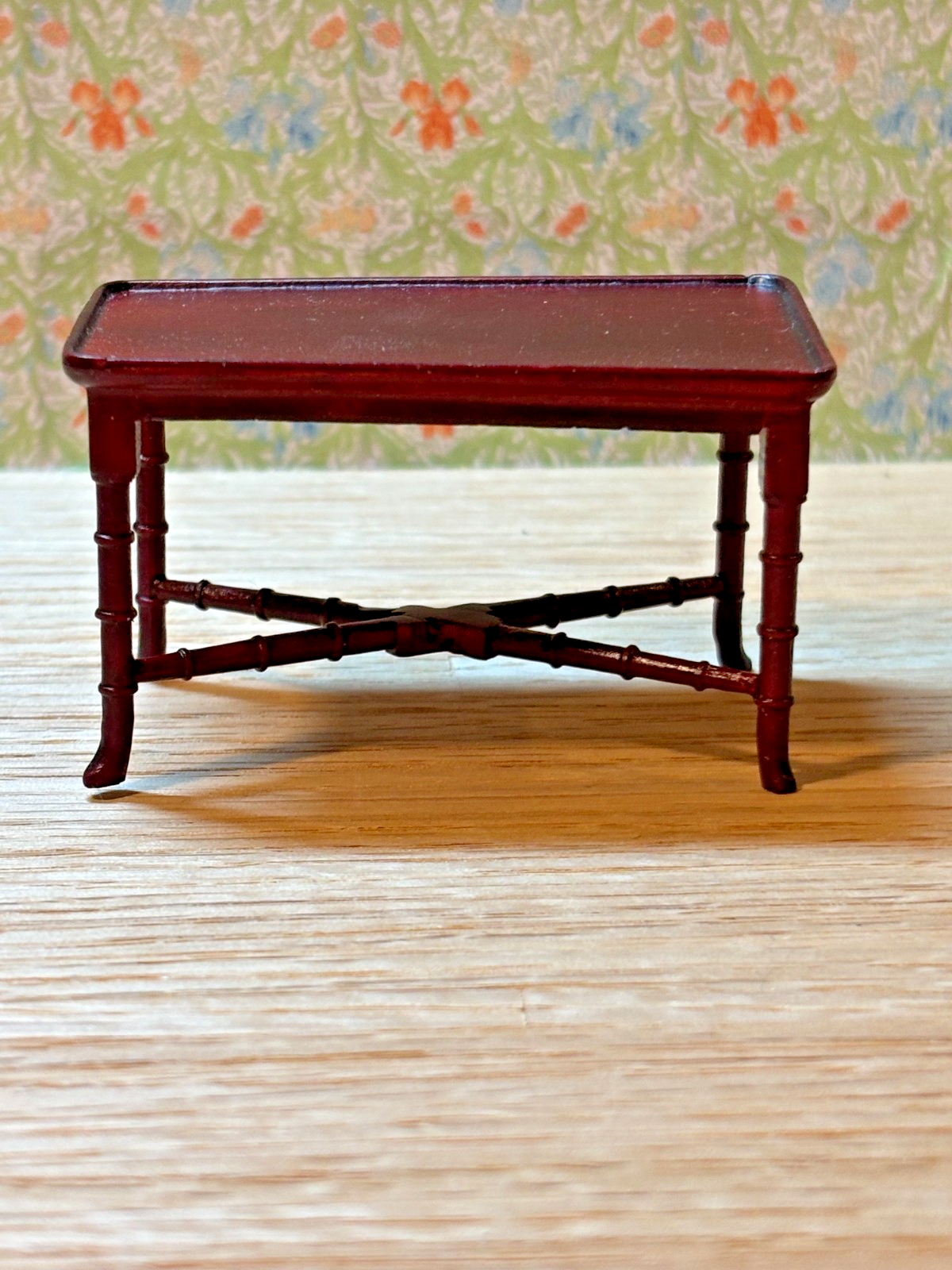 Dollhouse Miniature - Mahogany Side Table by Hansson