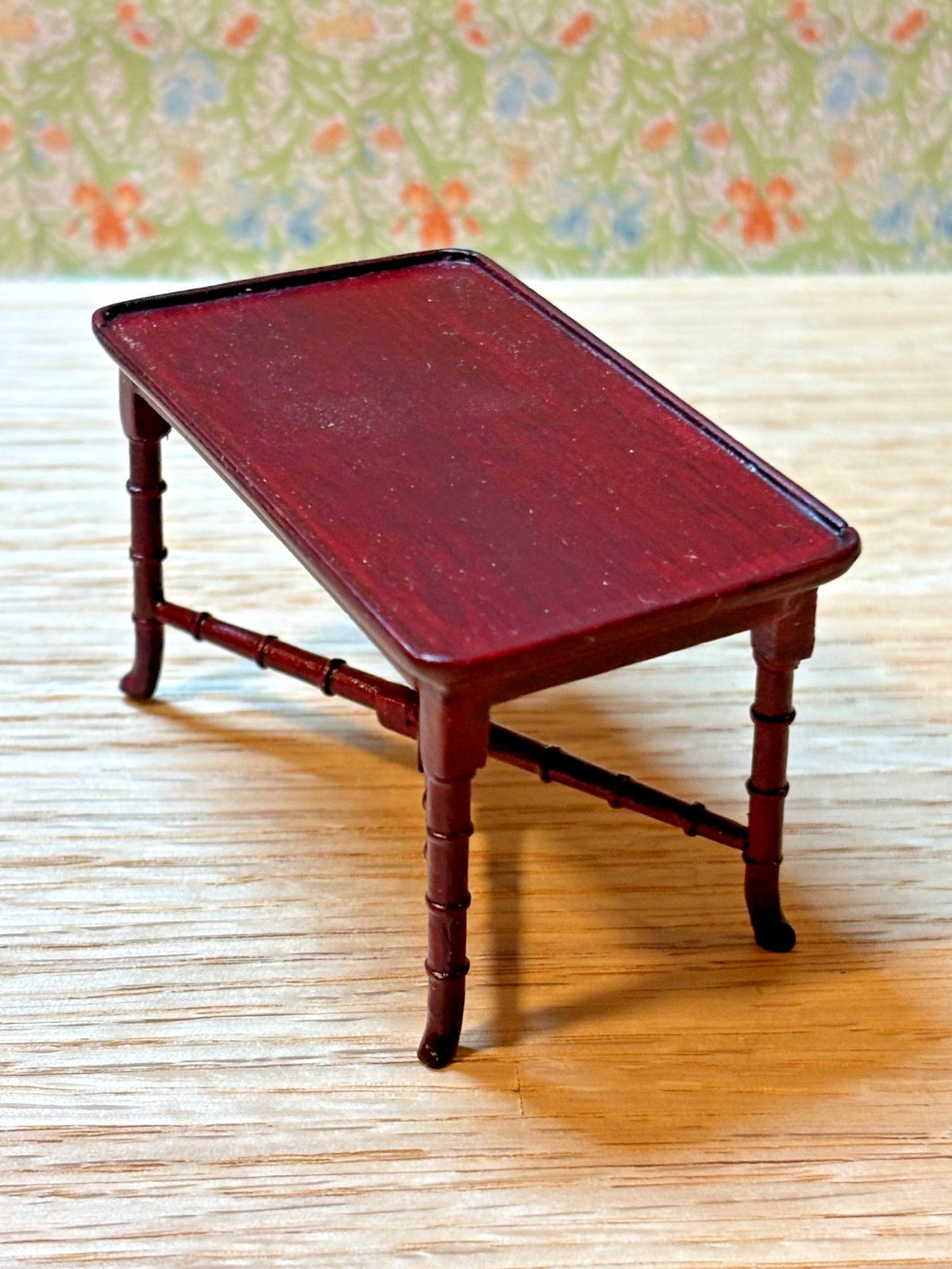 Dollhouse Miniature - Mahogany Side Table by Hansson
