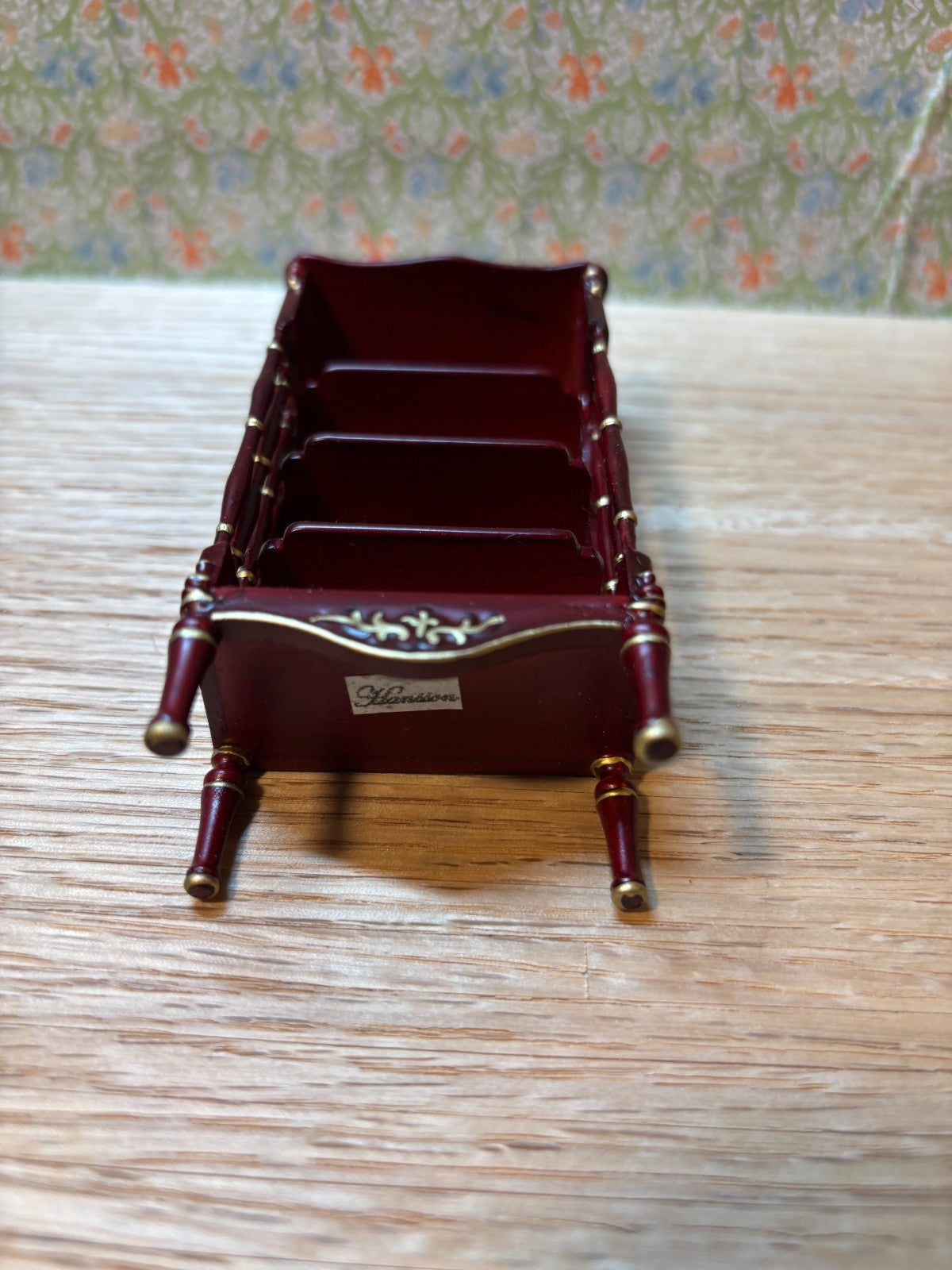 Dollhouse Miniature - Mahogany Shelves by Hansson