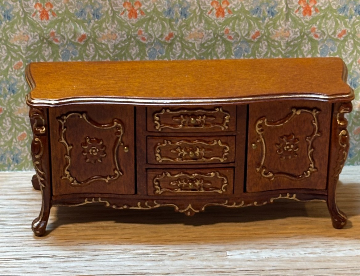 Dollhouse Miniature  Walnut Sideboard by Hansson