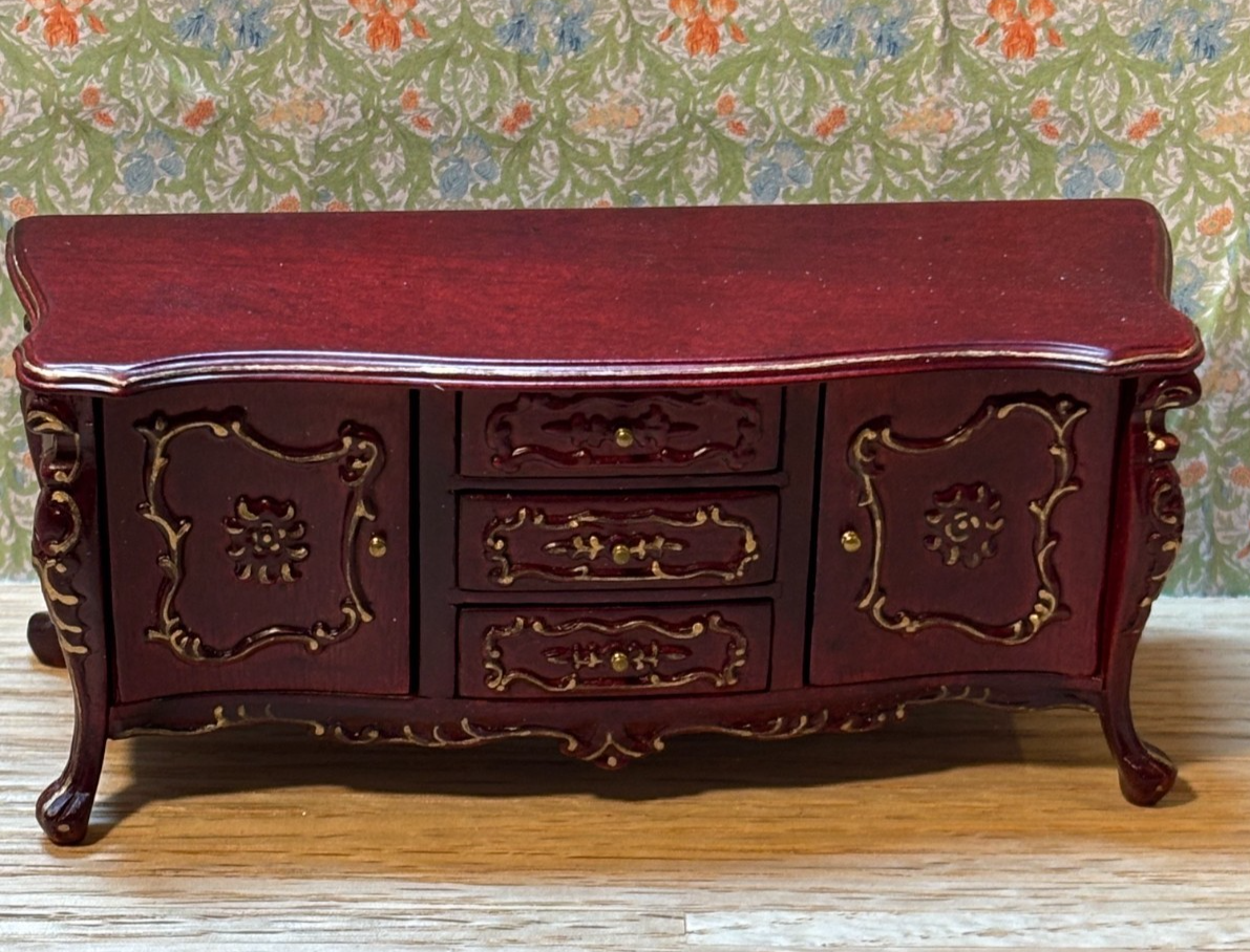 Dollhouse Miniature Mahogany Sideboard by Hansson
