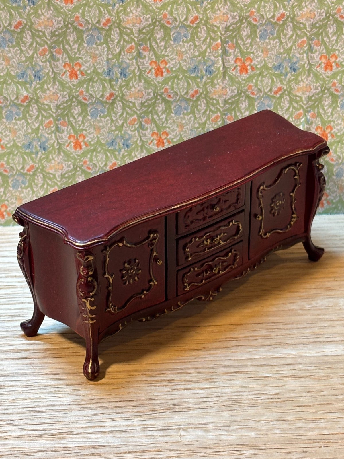 Dollhouse Miniature Mahogany Sideboard by Hansson