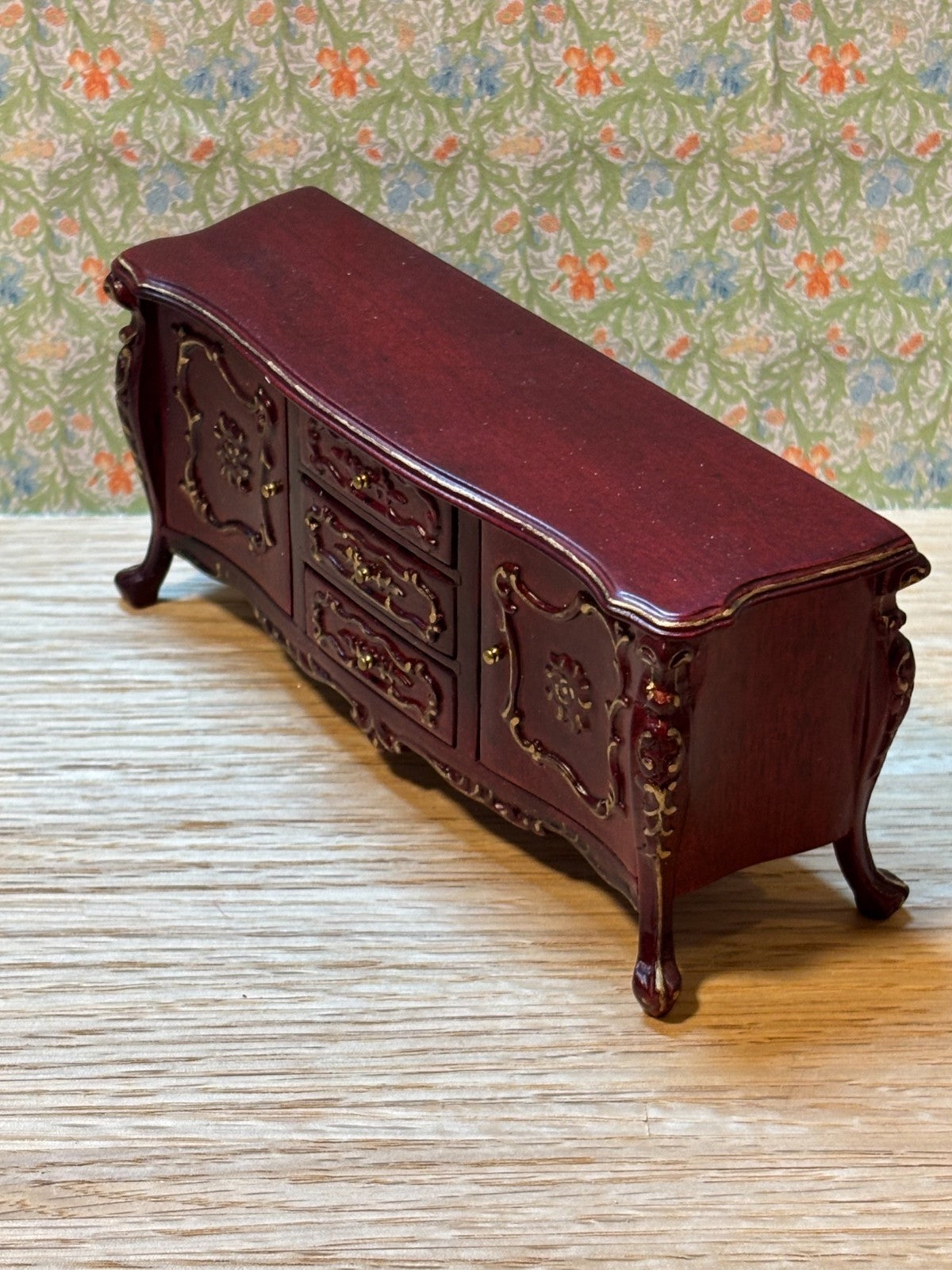 Dollhouse Miniature Mahogany Sideboard by Hansson