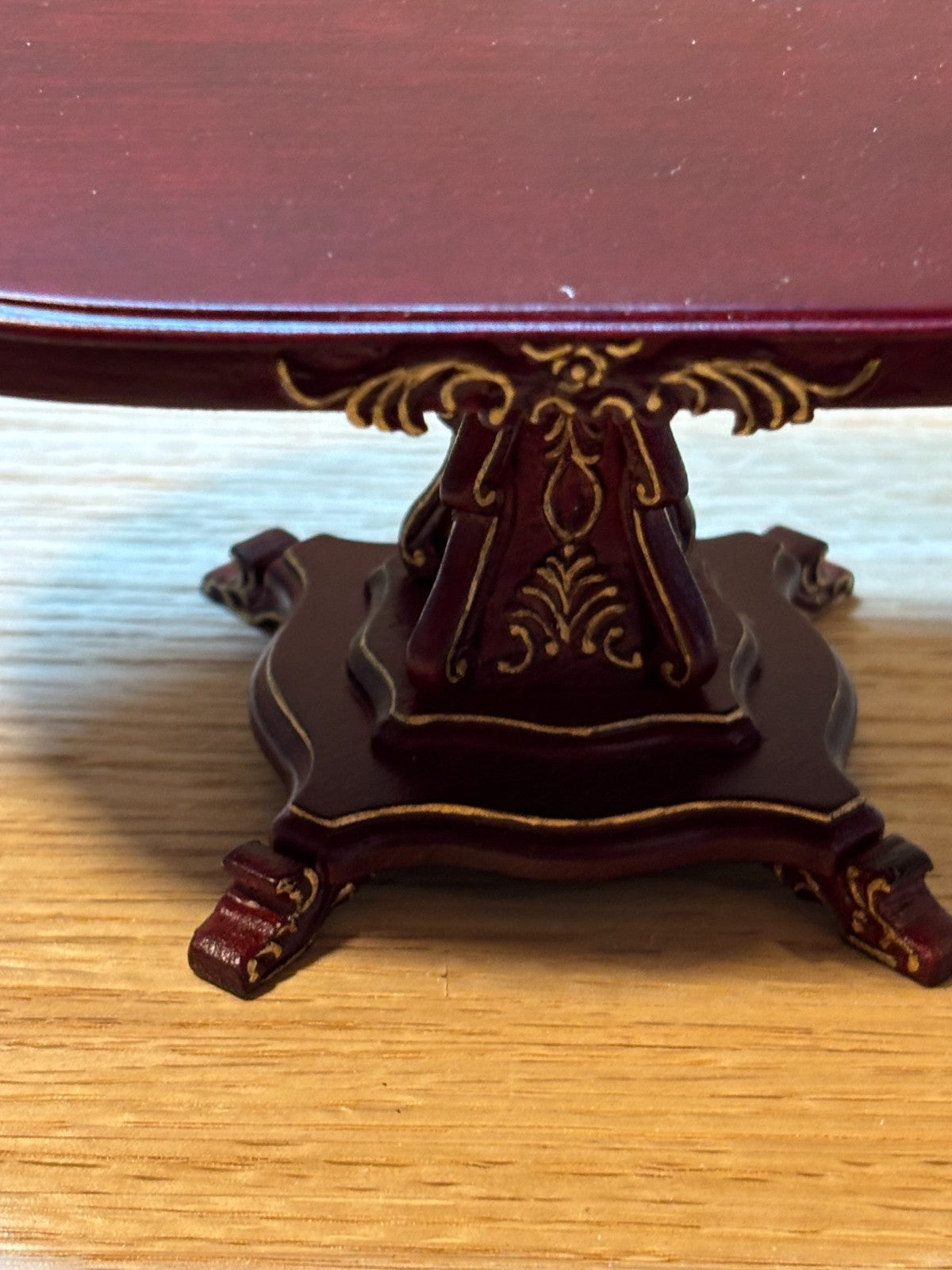 Dollhouse Miniature 6-Piece Mahogany Dining Set by Hansson