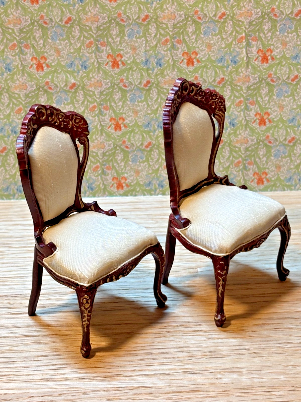 Dollhouse Miniature 5-Piece Mahogany Dining Set by Hansson