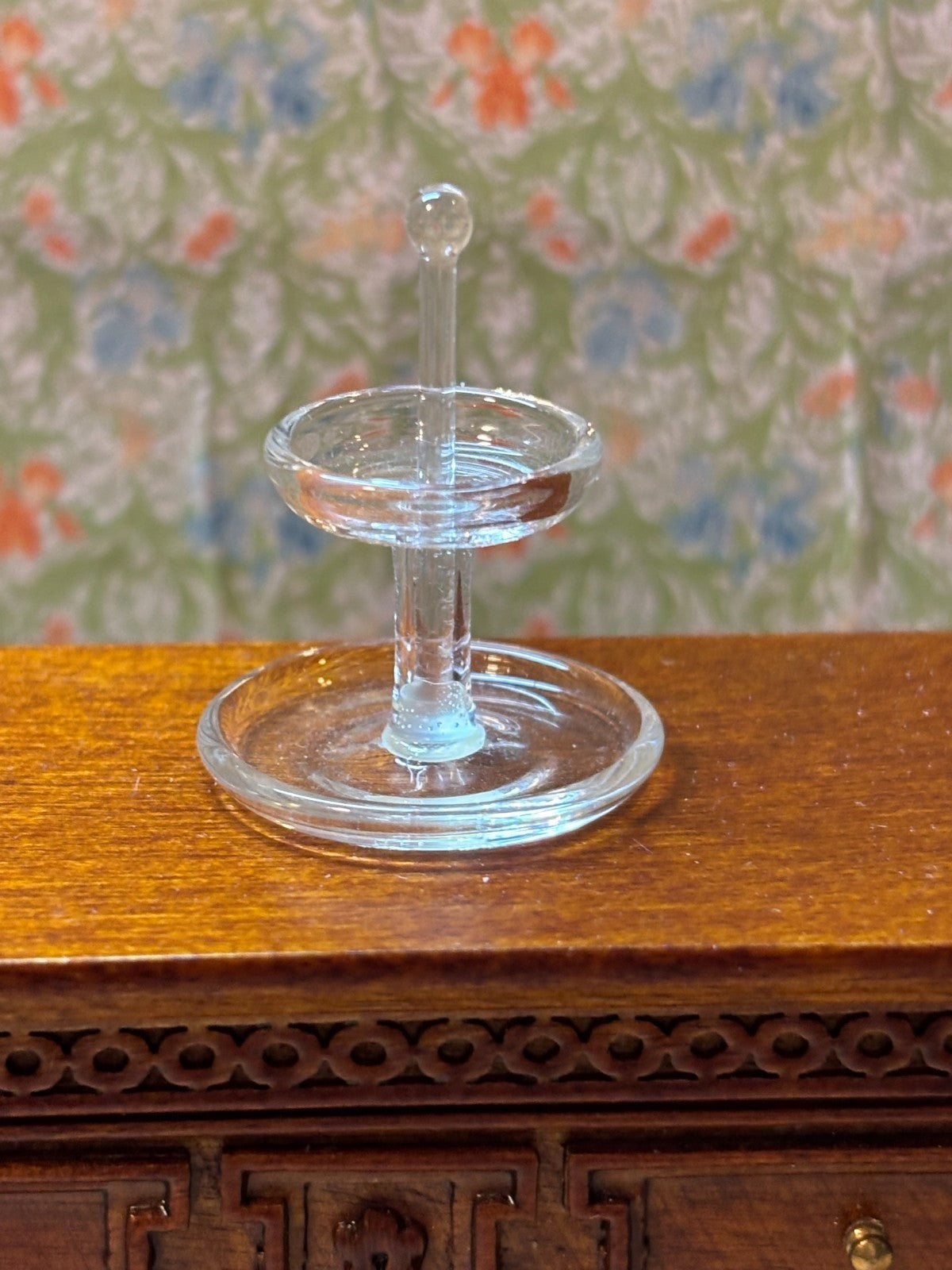 Dollhouse Miniature 2-Tier Dessert/Cake Plate