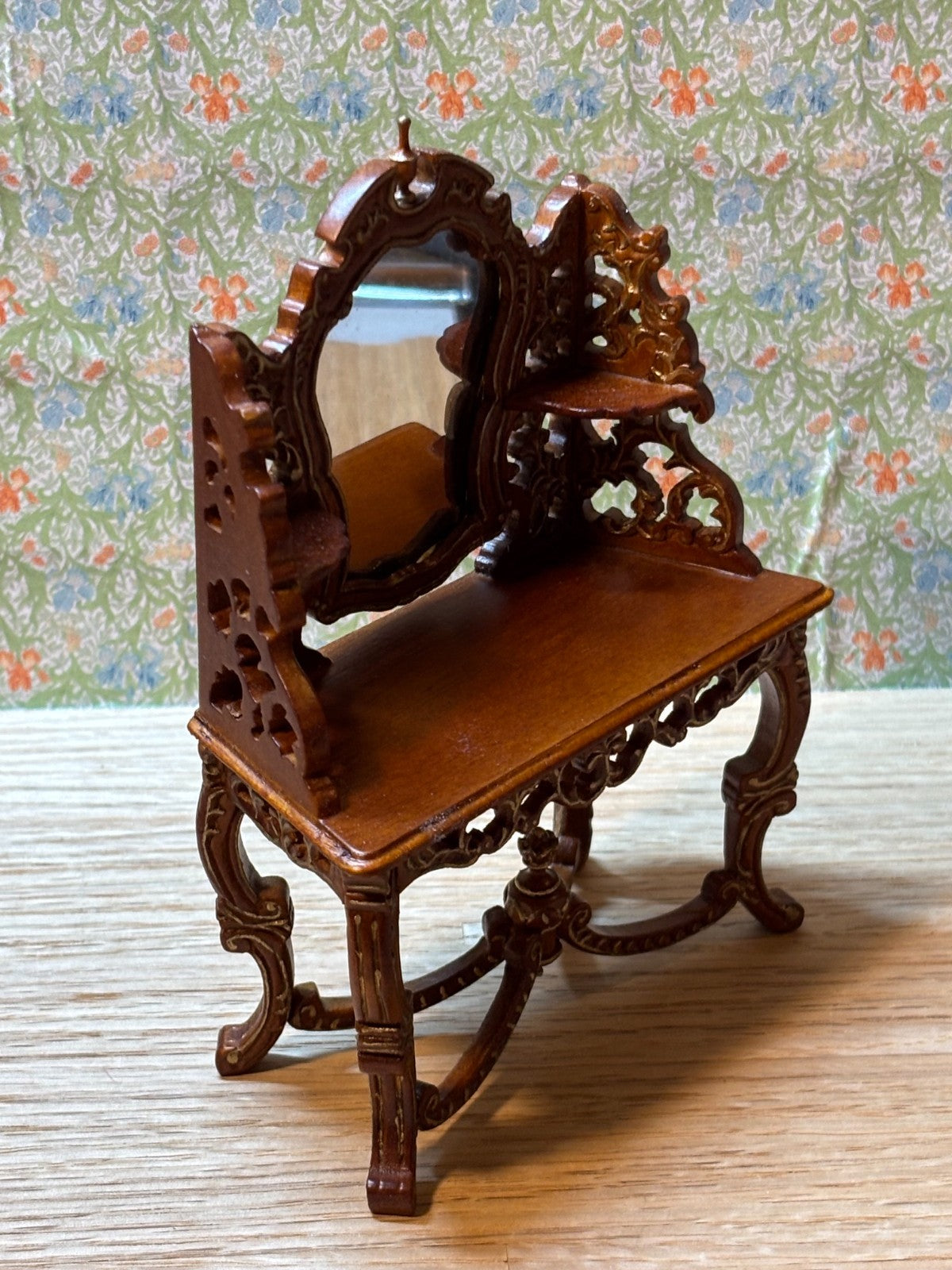 Dollhouse Miniature Walnut Sideboard by Hansson