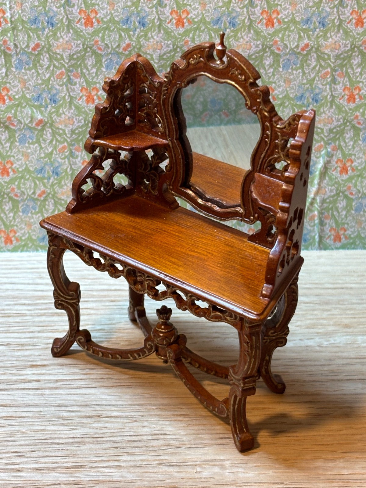 Dollhouse Miniature Walnut Sideboard by Hansson