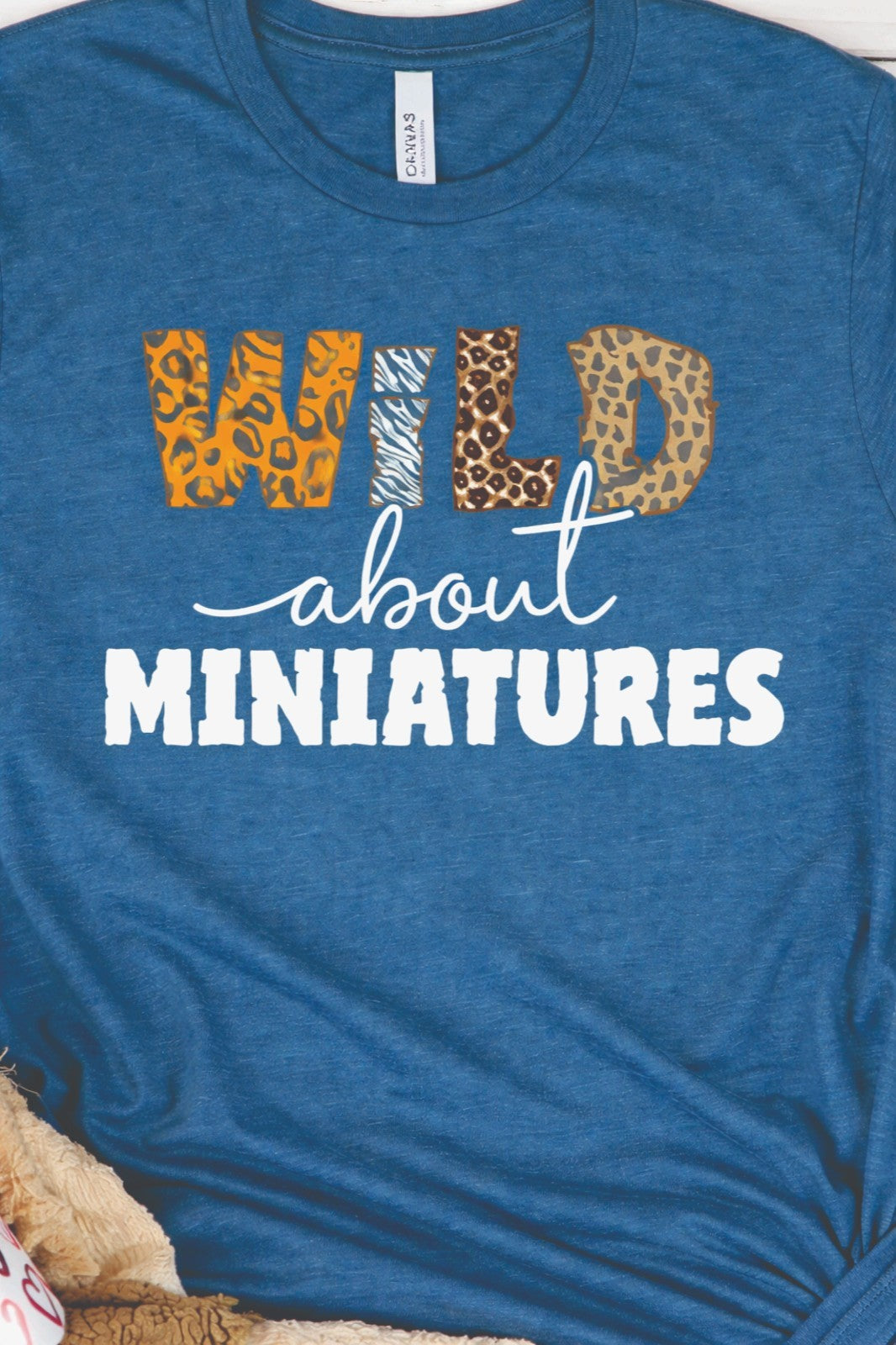Dollhouse Miniaturist T-Shirt "Wild About Miniatures"
